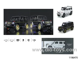 1:24 alloy pull back car