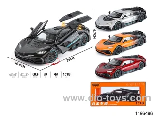 1:18 alloy pull back car
