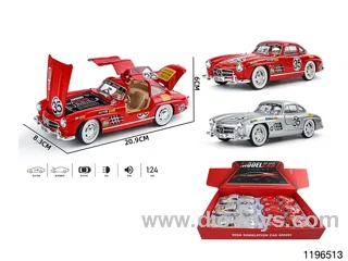1:24 alloy pull back car