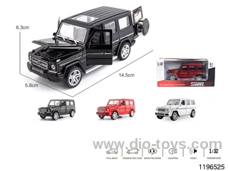 1:32 sound and light alloy pull back car