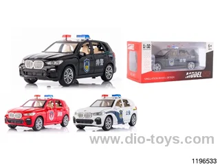 1:32 sound and light alloy pull back car