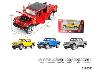 1:32 sound and light alloy pull back car
