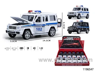 1:32 sound and light alloy pull back car