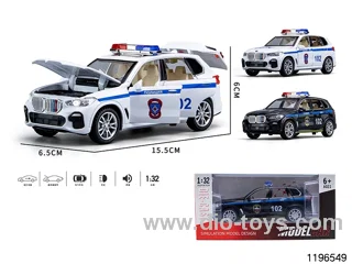 1:32 sound and light alloy pull back car