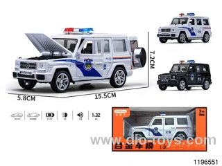 1:32 sound and light alloy pull back car