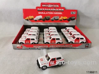 1:43 alloy pull back car