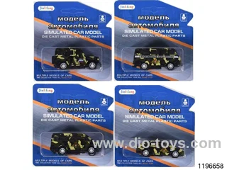 1:64 alloy pull back car