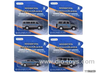 1:64 alloy pull back car