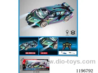 27MHZ 1:12 4ch rc car with light included 3.7V battery
