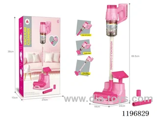 Vacuum cleaner with base set (function: electric light music vacuuming, battery 5*AA not included)
