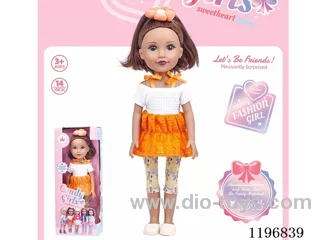 14 inch vinyl doll