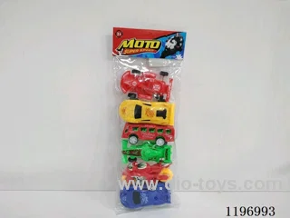 6PCS free wheel car