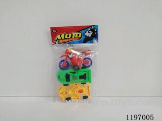 3PCS free wheel car