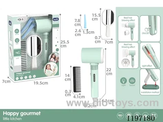 Electric Hair Dryer-3*AAA-Not Included