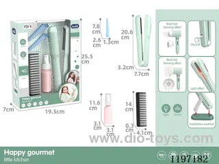 Hair Straightener-Lighting-Sound-2*AAA-Not Included