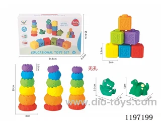 Educational Dinosaur Number Cube Toys