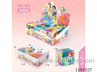 5.7cm Third Order Rubik's Cube Princess UV Printing