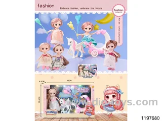Doll Carriage with Lights