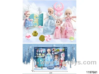 Doll Refrigerator Parent-Child Set