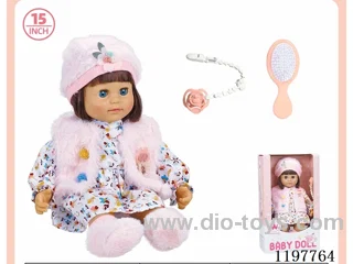 15” Cotton Body Doll + Accessories