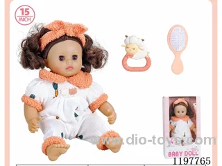 15” Cotton Body Doll + Accessories