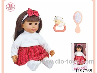 15” Cotton Body Doll + Accessories