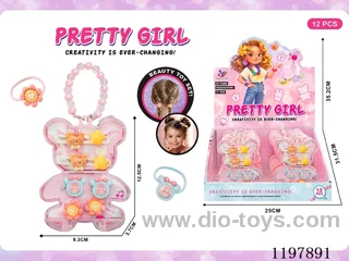 Hair clip and rope storage box