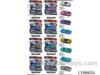 1:72 free wheel alloy car (racing)