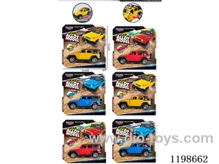 1:48 alloy pull back jeep / off road vehicle