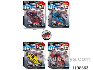 1:60 pull back alloy racing car