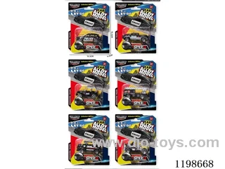 1:64 free wheel alloy police car