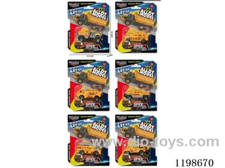 1:64 free wheel alloy engineering car