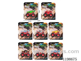 1:64 free wheel alloy sasquatch dinosaur car