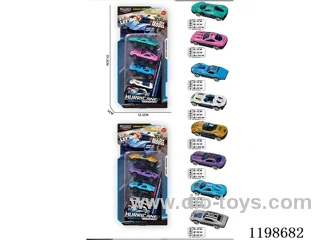 1:72 free wheel alloy car (racing)