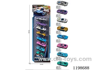 1:72 free wheel alloy car (racing)