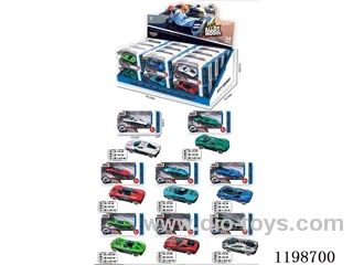1:72 free wheel alloy car (racing)