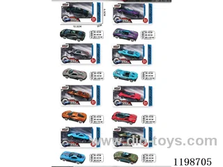 1:72 free wheel alloy car (racing)