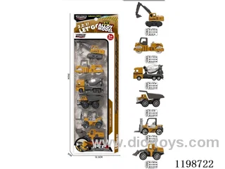 1:64 free wheel alloy car (construction vehicle)