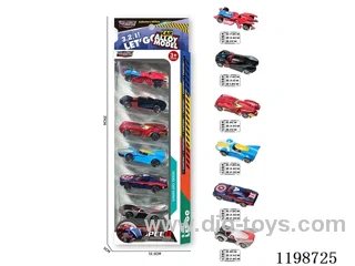 1:64 free wheel alloy car (racing car)