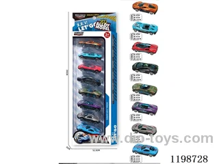 1:72 free wheel alloy car (racing)