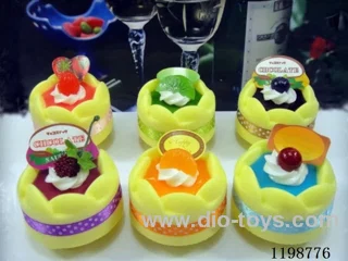 Simulation Cream Cake Refrigerator Stickers