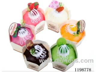 Simulation Cream Cake Refrigerator Stickers