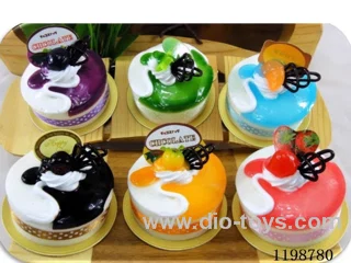 Simulation Cake Refrigerator Stickers