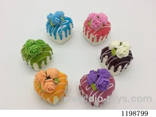 Rose Heart Shaped Cupcakes