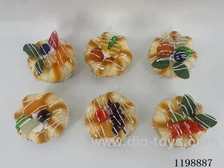 Simulation Fruit Bread Refrigerator Sticker