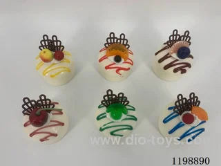 Simulation Round Cream Cake Refrigerator Stickers