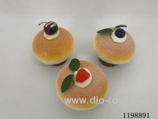 Simulation Paper Cup Fruit Bread Refrigerator Stickers