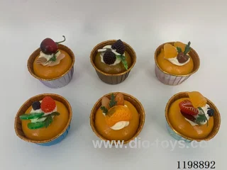 Simulation Cup Fruit Bread Refrigerator Sticker