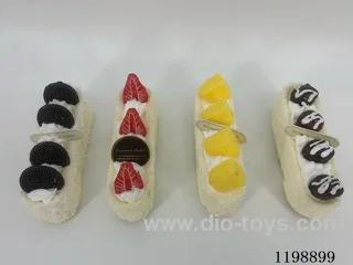 Simulation Chocolate Fruit Cake Refrigerator Stickers