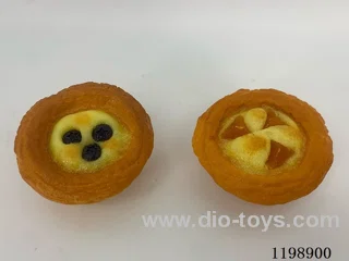 Simulation Fruit Tart Refrigerator Stickers